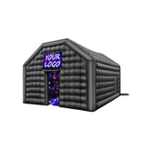 Inflatable Nightclub Party Tent 19.7 x 16.4 x 12 ft with Lights